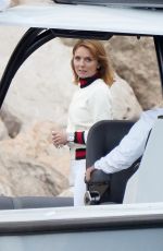 GERI HALLIWELL at a Boat during Monaco Grand Prix 05/22/2021