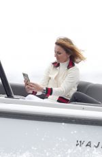 GERI HALLIWELL at a Boat during Monaco Grand Prix 05/22/2021