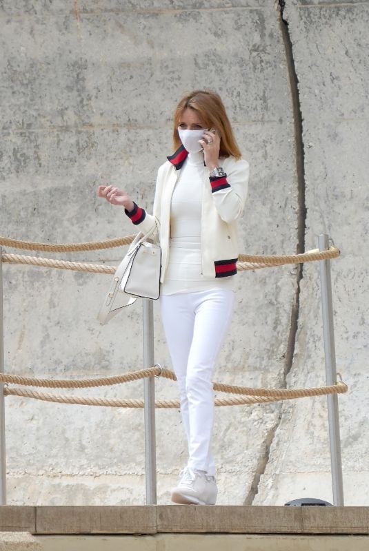 GERI HALLIWELL at a Boat during Monaco Grand Prix 05/22/2021