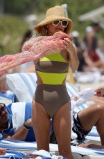 GIADA DE LAURENTIIS in Bikini at a Beach in Miami 05/20/2021