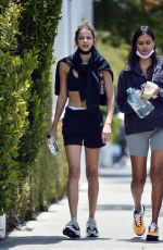 GIZELE OLIVEIRA and BRUNA LIRO at Cha Cha Matcha in Los Angeles 05/21/2021