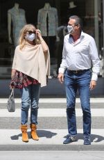 GOLDIE HAWN Out for Lunch in Beverly Hills 05/21/2021