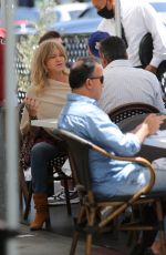 GOLDIE HAWN Out for Lunch in Beverly Hills 05/21/2021