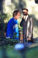 HAILEY and Justin BIEBER at Pace Italian Restaurant in Los Angeles 05/11/2021