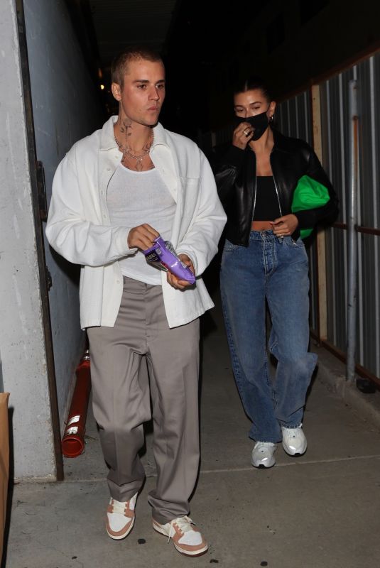 HAILEY and Justin BIEBER at Wednesday Night Church Service in Los Angeles 05/26/2021
