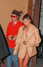 HAILEY and Justin BIEBER Out for Date Night in West Hollywood 05/03/2021