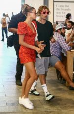 HAILEY and Justin BIEBER Out Shopping in Miami 05/01/2021
