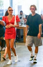 HAILEY and Justin BIEBER Out Shopping in Miami 05/01/2021