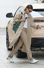 HAILEY BIEBER Arrives at a Business Meeting in Los Angeles 05/06/2021