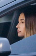 HAILEY BIEBER at 454 North Hair Salon in West Hollywood 05/12/2021