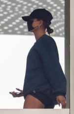 HAILEY BIEBER at an Office Building in West Hollywood 05/07/2021