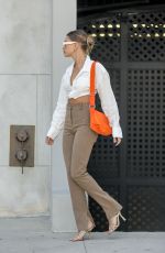 HAILEY BIEBER Heading to a Business Meeting in Los Angeles 05/04/2021