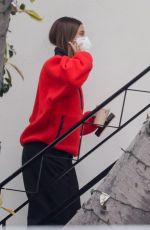 HAILEY BIEBER Heading to a Hair Salon in Los Angeles 05/13/2021