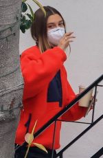 HAILEY BIEBER Heading to a Hair Salon in Los Angeles 05/13/2021
