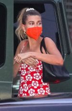 HAILEY BIEBER Leaves Cinco de Mayo Celebration at Nobu in Malibu 05/05/2021