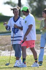 HAILEY BIEBER Visits husband Justin on the Set of a Music Video in Miami 05/02/2021