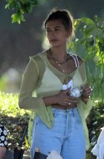 HAILEY BIEBER Visits husband Justin on the Set of a Music Video in Miami 05/02/2021