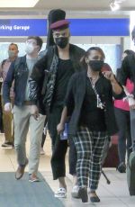 HALLE BERRY Arrives at Orlando International Airport 05/05/2021