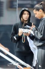 HANA CROSS Leaves Dogpound Gym in West Hollywood 05/18/2021