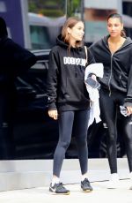 HANA CROSS Leaves Dogpound Gym in West Hollywood 05/18/2021