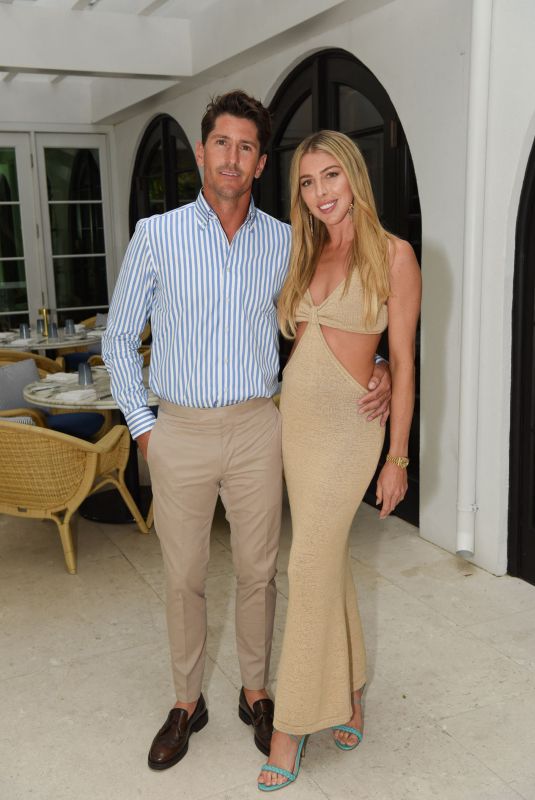 HANNAH SELLECK and Nic Roldan at a Cocktail Party at Surf Club Restaurant in Miami 04/22/2021