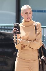 HEATHER RAE YOUNG on the Set of Selling Sunset, Season 4 in West Hollywood 05/20/2021