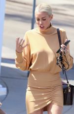 HEATHER RAE YOUNG on the Set of Selling Sunset, Season 4 in West Hollywood 05/20/2021