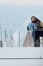 HEIDI KLUM and Tom Kaulitz at a Boat House Date 05/28/2021