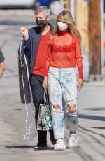 HEIDI KLUM Arrives at a Photoshoot in Los Angeles 05/12/2021