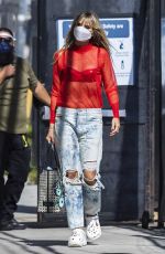 HEIDI KLUM Arrives at a Photoshoot in Los Angeles 05/12/2021