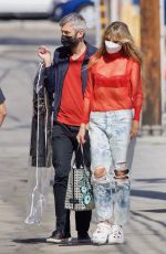 HEIDI KLUM Arrives at a Photoshoot in Los Angeles 05/12/2021
