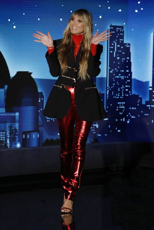 HEIDI KLUM at Jimmy Kimmel Live 05/11/2021