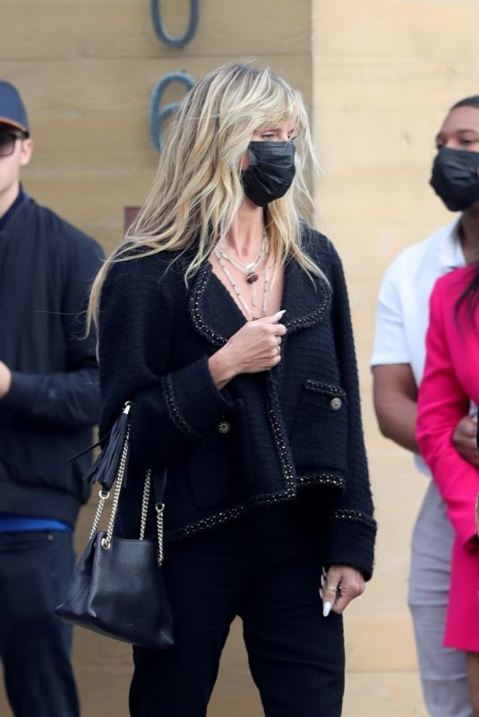 HEIDI KLUM at Nobu in Malibu 05/09/2021