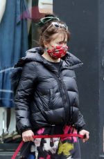 HELENA BONHAM CARTER and Rye Dag Golmboe Out with Their Dogs in London 05/18/2021