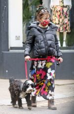 HELENA BONHAM CARTER and Rye Dag Golmboe Out with Their Dogs in London 05/18/2021