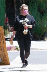 HILARY DUFF at a Snack Run in Studio City 04/30/2021