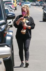 HILARY DUFF at a Snack Run in Studio City 04/30/2021