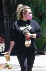HILARY DUFF at a Snack Run in Studio City 04/30/2021