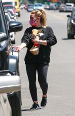 HILARY DUFF at a Snack Run in Studio City 04/30/2021