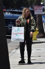 HILARY DUFF Leaves Susie Cakes Bakery in Studio City 05/21/2021