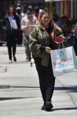 HILARY DUFF Leaves Susie Cakes Bakery in Studio City 05/21/2021