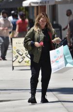 HILARY DUFF Leaves Susie Cakes Bakery in Studio City 05/21/2021