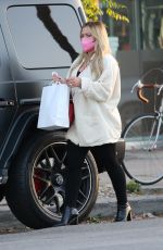 HILARY DUFF Out for Lunch at Petit Trois in Los Angeles 05/04/2021