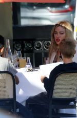 HILARY DUFF Out for Lunch at Petit Trois in Los Angeles 05/04/2021