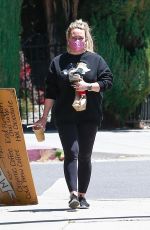 HILARY DUFF Out in Studio City 04/30/2021