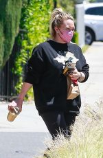 HILARY DUFF Out in Studio City 04/30/2021