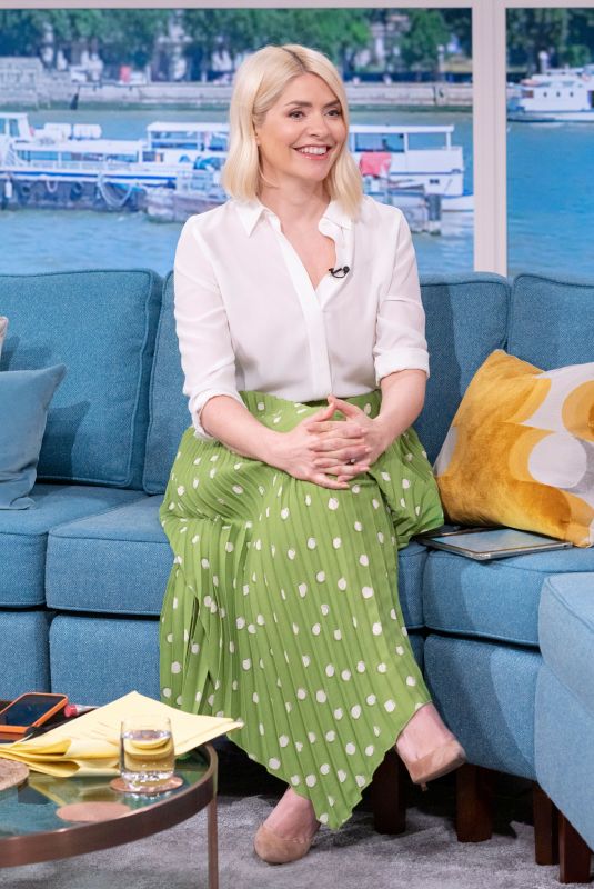 HOLLY WILLOGHBY at This Morning TV Show in London 05/25/2021