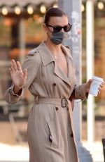 IRINA SHAYK Out for Coffee in New York 05/12/2021