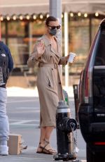 IRINA SHAYK Out for Coffee in New York 05/12/2021