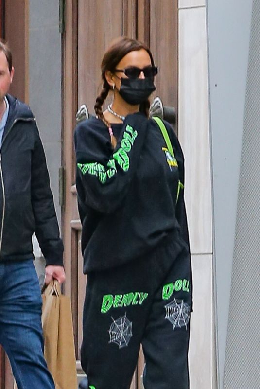IRINA SHAYK Out on Mother’s Day Weekend in New York 05/08/2021